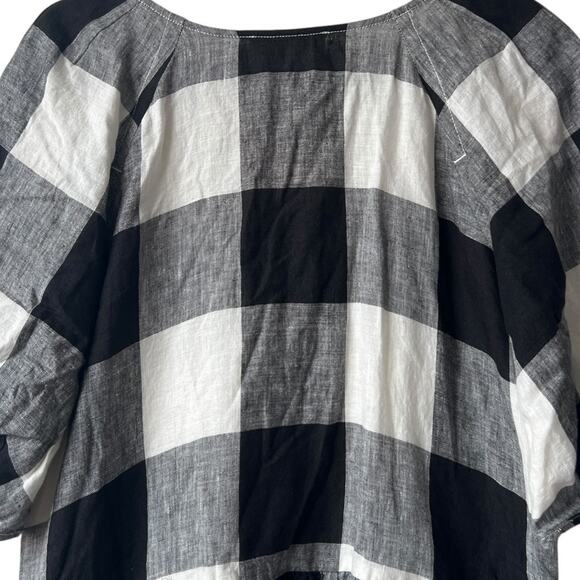 Everlane Linen Oversized Puff Sleeve Dress Size S - Picture 5 of 13